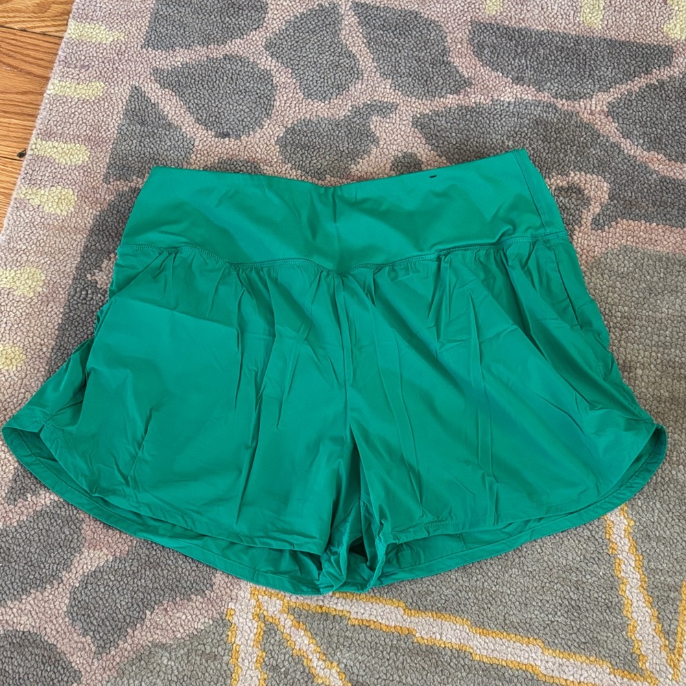 Spyder Green Women's Athletic Shorts